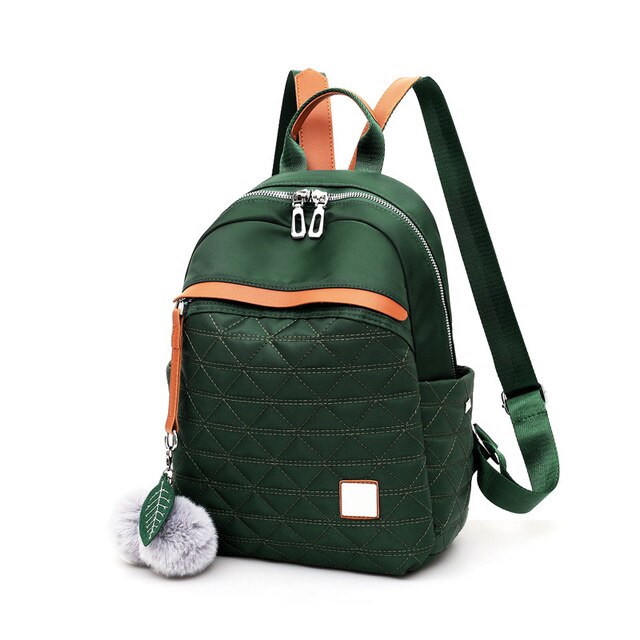 Luxury Designer Hairball Oxford School Bag and Backpack-Backpacks-Innovato Design-Green-Innovato Design