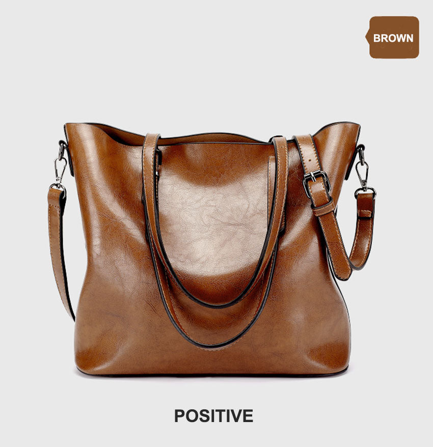 Luxury Designer Vintage Soft Leather Shoulder Bag, Crossbody Bag and Handbag-Handbags-Innovato Design-Dark Red-Innovato Design
