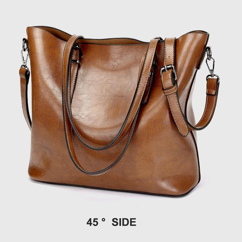 Luxury Designer Vintage Soft Leather Shoulder Bag, Crossbody Bag and Handbag-Handbags-Innovato Design-Dark Red-Innovato Design