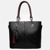 Luxury Designer Leather Shoulder Bag and Handbag-Handbags-Innovato Design-Burgundy-Innovato Design