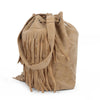 Tassels and Fringes Sling Bag, Tote Bag, Shoulder Bag, Crossbody Bag and Handbag-Handbags-Innovato Design-Khaki-Innovato Design