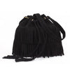 Tassels and Fringes Sling Bag, Tote Bag, Shoulder Bag, Crossbody Bag and Handbag-Handbags-Innovato Design-Black-Innovato Design