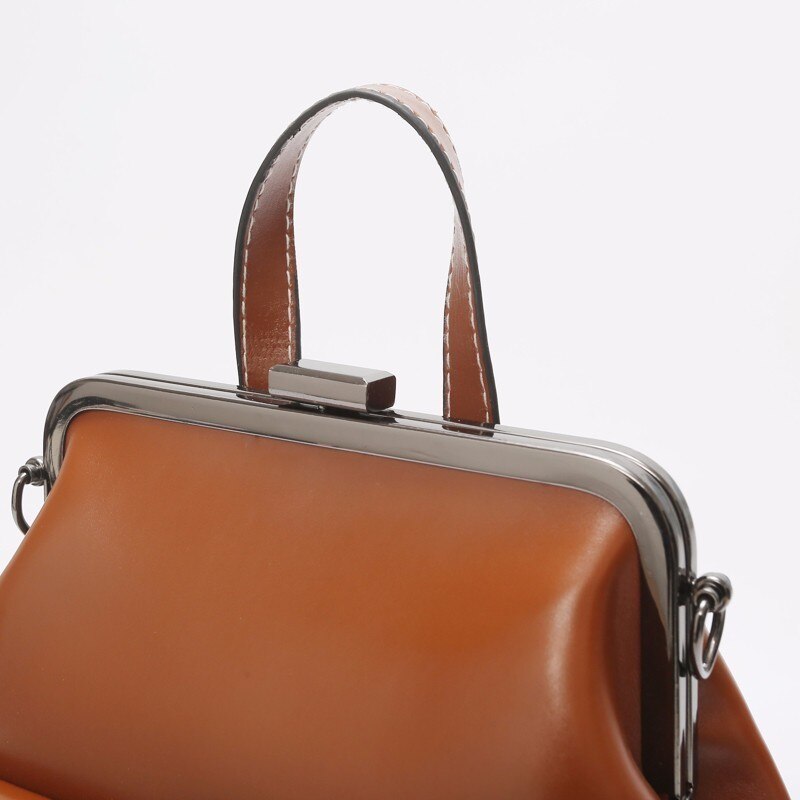 Large Capacity Vintage Genuine Leather School Bag, Rucksack and Backpack-Backpacks-Innovato Design-Black-Innovato Design