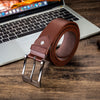Men Quartz Watch, Sunglasses, Belt, Wallet, Ballpoint Pen, and Keychain Gift Set-Jewelry Sets-Innovato Design-Brown-Innovato Design
