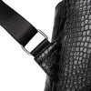 Luxury Crocodile Pattern PU Leather Backpack-Backpacks-Innovato Design-Black-Innovato Design