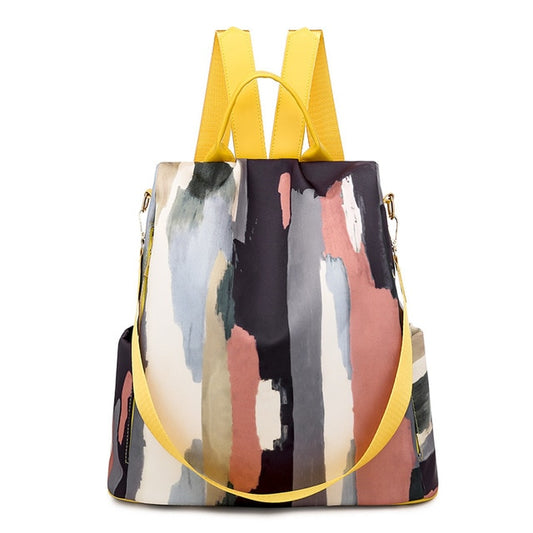 Simple Style Anti-Theft Oxford College Backpack-Backpacks-Innovato Design-Yellow-Innovato Design