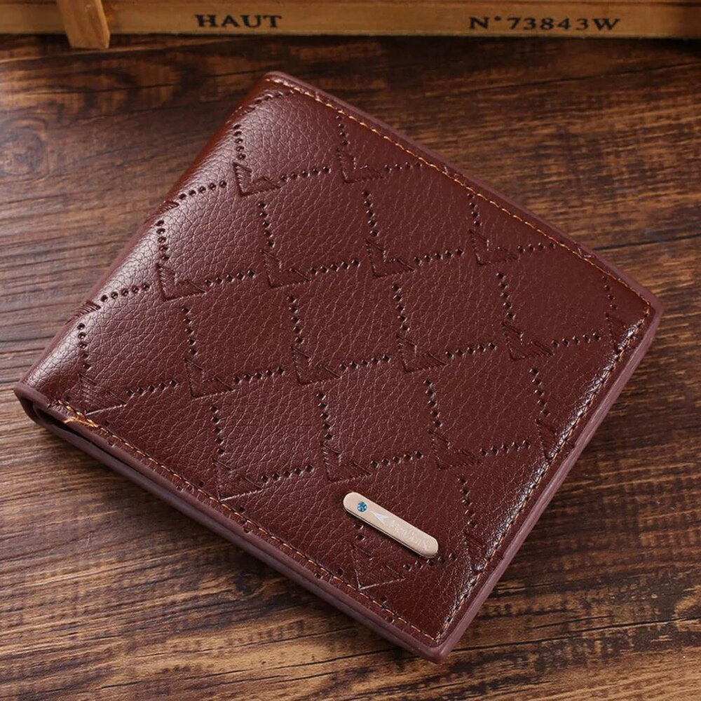 Men Quartz Watch and Brown Wallet with Cardholder Gift Set-Jewelry Sets-Innovato Design-Innovato Design