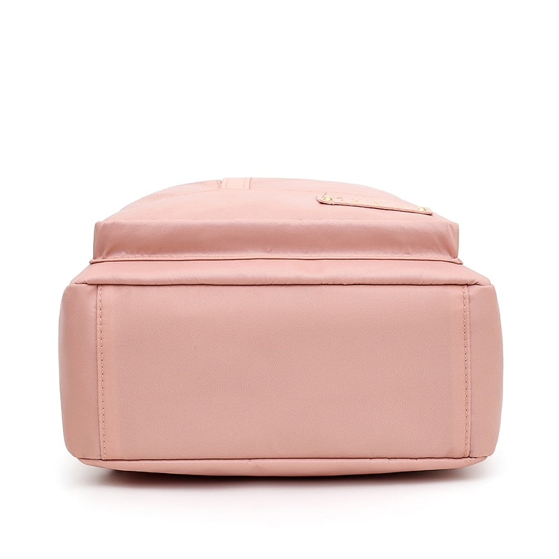 Large Capacity Fashion Waterproof Exquisite Cat Pendant Oxford School Bag and Travel Bag-Backpacks-Innovato Design-Black-Innovato Design