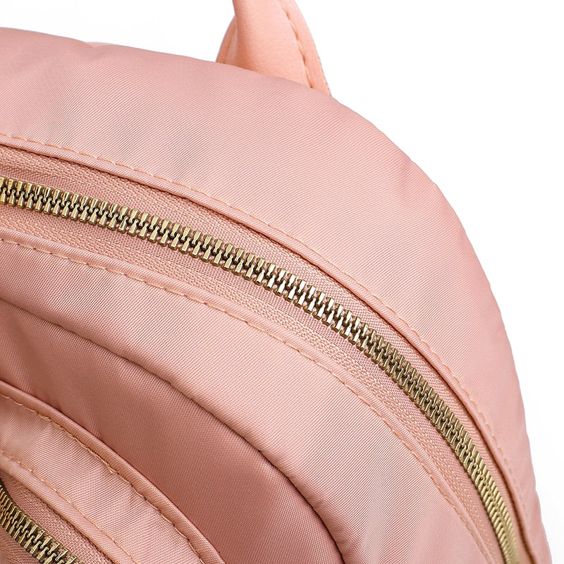 Large Capacity Fashion Waterproof Exquisite Cat Pendant Oxford School Bag and Travel Bag-Backpacks-Innovato Design-Black-Innovato Design