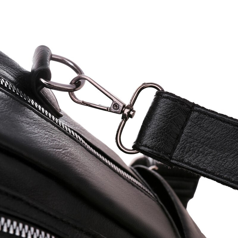 Large Capacity Casual Rivet PU Leather Shoulder Bag, School Bag, and Travel Backpack-Backpacks-Innovato Design-Brown-Innovato Design