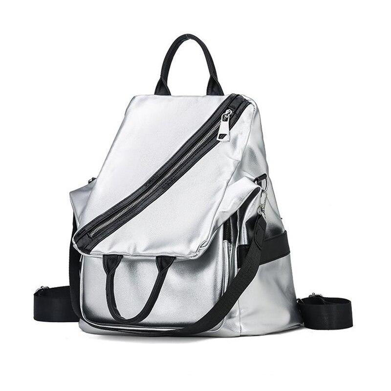 Large Capacity Luxury New Trend Multifunction PU Leather Shoulder Bag, Handbag and College Style Backpack-Backpacks-Innovato Design-Blue-Innovato Design