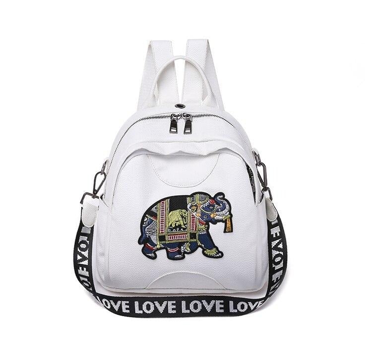 Elephant Leather Shoulder Bag and School Backpack-Backpacks-Innovato Design-Innovato Design