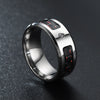 8mm Carbon Fiber and Zirconia Titanium Ring-Rings-Innovato Design-Blue-6-Innovato Design
