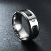 8mm Carbon Fiber and Zirconia Titanium Ring-Rings-Innovato Design-Blue-6-Innovato Design