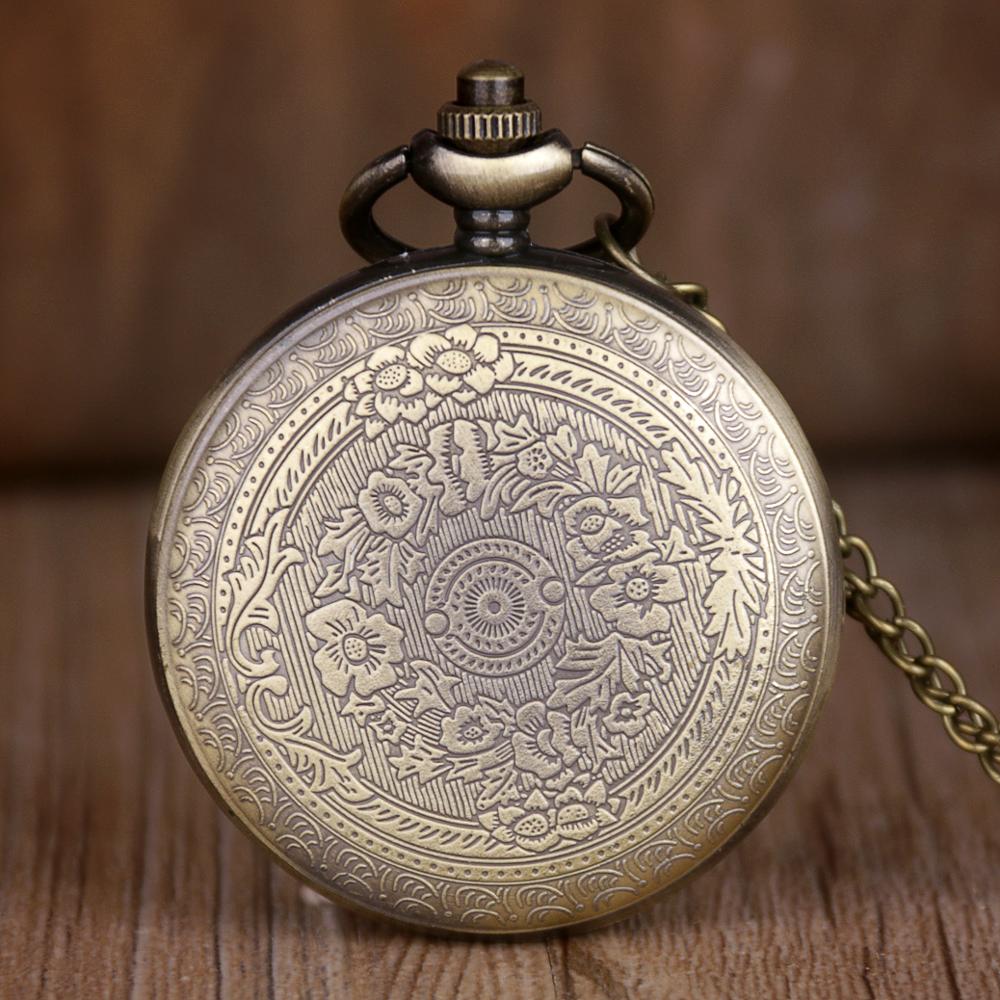 "To My Son I Love You" Fashion Antique Bronze Design Quartz Necklace Chain Pendant Pocket Watch-Pocket Watch-Innovato Design-Innovato Design