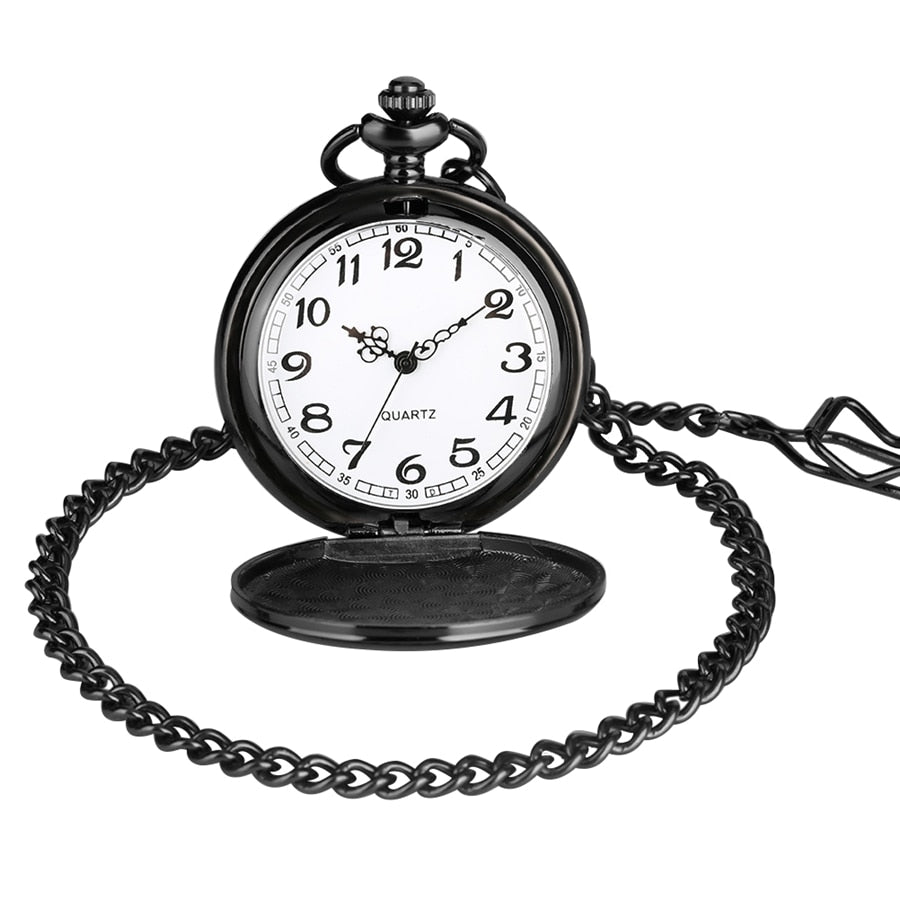 "To My Son, You Are Amazing" Black Casual Quartz Chain Link Pocket Watch-Pocket Watch-Innovato Design-Innovato Design