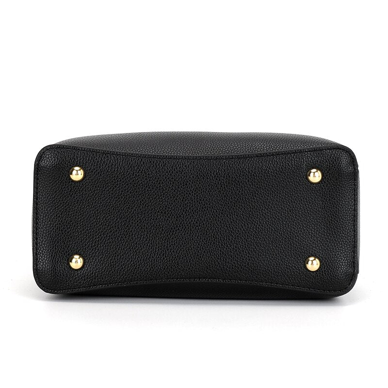 Large Capacity Luxury Designer Vintage Casual Leather Tote Bag, Shoulder Bag and Handbag-Handbags-Innovato Design-Pink-Innovato Design