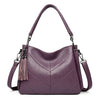Luxury Designer Vintage Casual Soft Leather Tote Bag, Shoulder Bag and Handbag