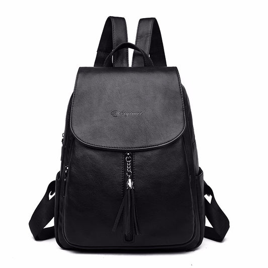 Vintage Luxury Designer Leather Rucksack and Backpack-Backpacks-Innovato Design-Innovato Design