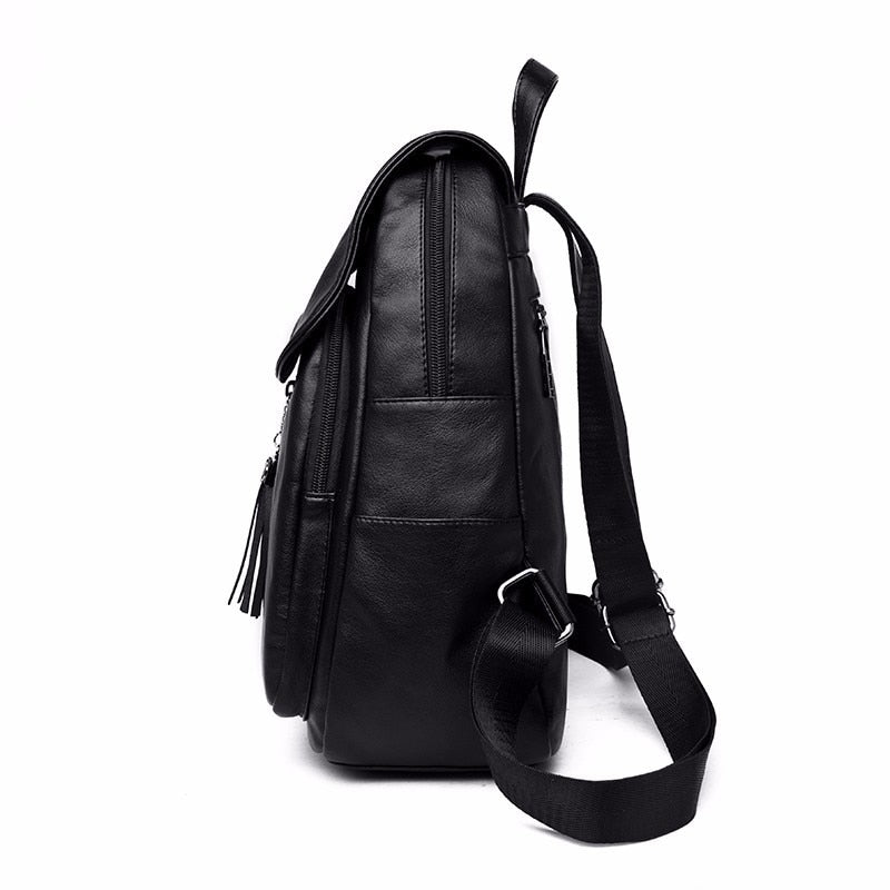 Vintage Luxury Designer Leather Rucksack and Backpack