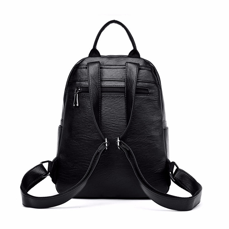 Large Designer Rucksack Large Capacity Vintage Leather Rucksack and Travel Backpack – Innovato ...