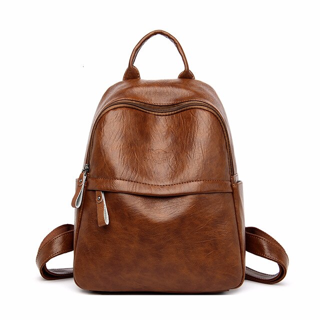 Large Designer Rucksack Large Capacity Vintage Leather Rucksack and Travel Backpack – Innovato ...
