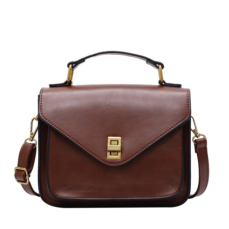 Small Square PU Leather Crossbody Bag, Shoulder Bag and Handbag-Handbags-Innovato Design-Green-Innovato Design