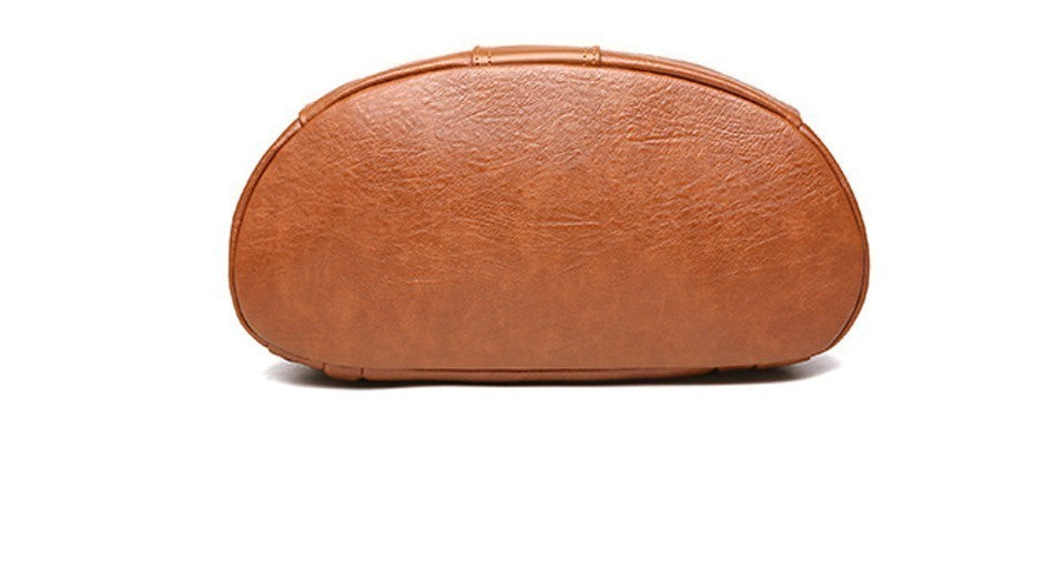 Large Capacity Fashion Leather Anti-Theft Travel Backpack-Backpacks-Innovato Design-Black-Innovato Design