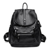 Vintage Leather Travel Shoulder Bag and Backpack