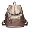 Vintage Leather Travel Shoulder Bag and Backpack