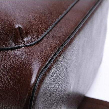 Travel Casual Leather Shoulder Bag and Backpack-Backpacks-Innovato Design-Coffce-Innovato Design