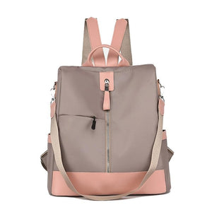 Large Capacity Luxury Waterproof Multifunction Oxford School Bag-Backpacks-Innovato Design-Khaki-Innovato Design