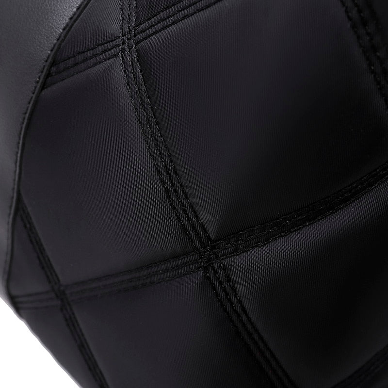 Luxury Riveted Anti-Theft PU Leather Backpack-Backpacks-Innovato Design-Black-Innovato Design