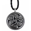 Triquetra Celtic Men's Pendant Necklace with 24