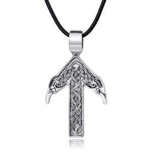 Nordic TYR Rune Pendant Talisman-Necklaces-Innovato Design-Innovato Design