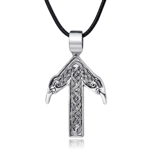 Nordic TYR Rune Pendant Talisman-Necklaces-Innovato Design-Innovato Design