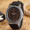 Fashion Men Wooden Watch with Green Strap-Watches-Innovato Design-Green-Innovato Design