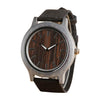 Fashion Men Wooden Watch with Green Strap