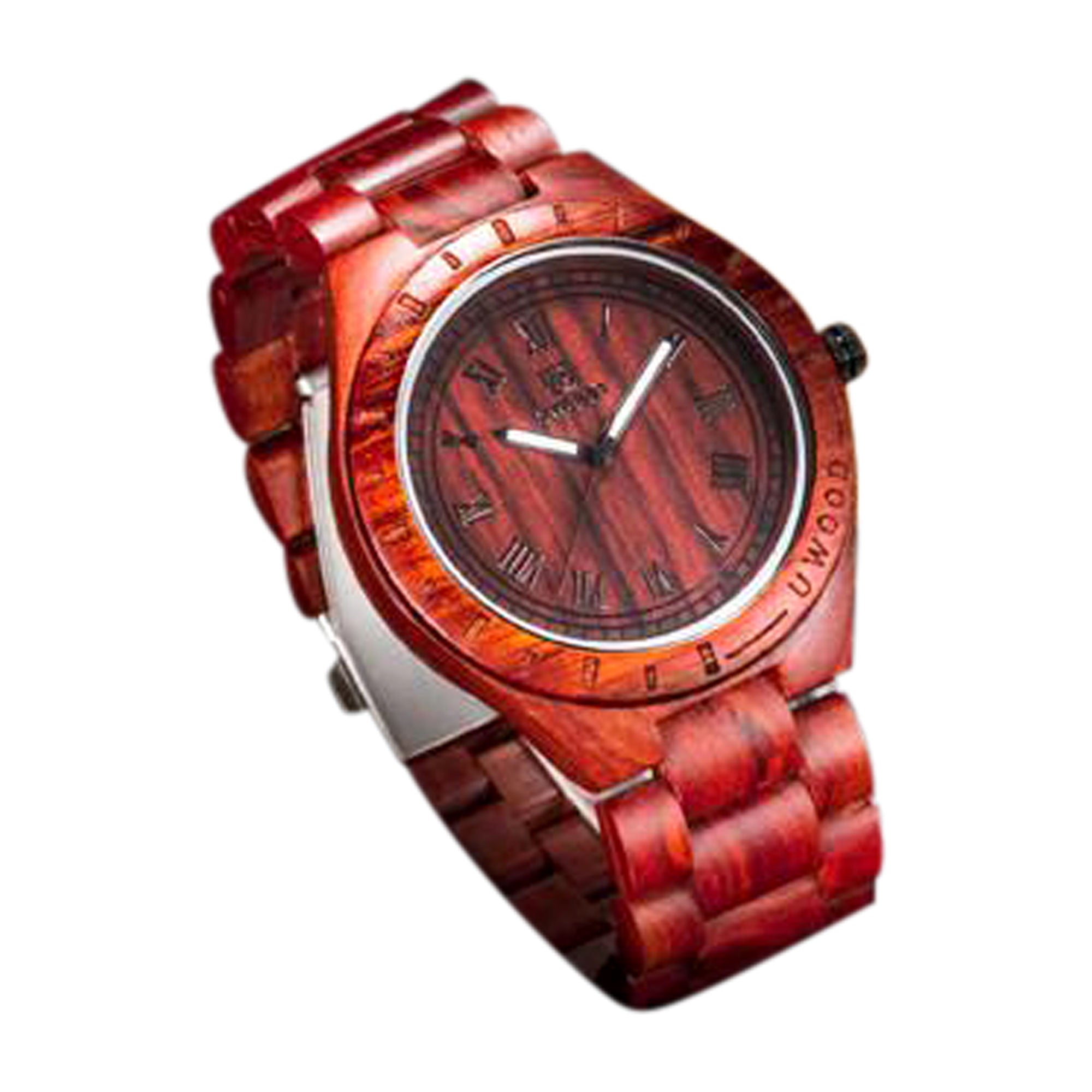 Sandalwood Genuine Hand Made Wooden Watch-Watches-Innovato Design-Red Sandalwood-Innovato Design