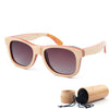Skateboard Wooden Sunglasses with Case 6 Options - InnovatoDesign