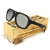 Bobo Bird Luxury Men’s Bamboo Wooden Sunglasses-wooden sunglasses-Innovato Design-Silver-Innovato Design