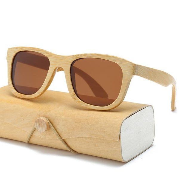 Men’s Luxury Wooden Sunglasses with Wooden Box-wooden sunglasses-Innovato Design-Brown-Innovato Design