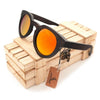 Luxury Black Wood Round Sunglasses Bobo Bird-wooden sunglasses-Innovato Design-Box 2-Innovato Design