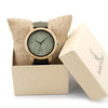 Mens Natural Wooden Watch Unisex Clean Design with Box - InnovatoDesign
