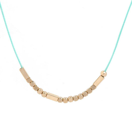 Copper Morse Code "Believe" Rope Necklace-Necklaces-Innovato Design-Innovato Design