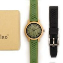 Bamboo Wooden Watches for Men Clean Design-Watches-Innovato Design-Extra Black Band-Innovato Design