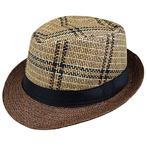 Black Hatband Straw Panama Summer Hat-Hats-Innovato Design-Deep Coffee-Innovato Design