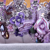 Purple Crystal Queen Party & Wedding Crown for Women - InnovatoDesign