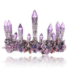 Purple Crystal Queen Party & Wedding Crown for Women - InnovatoDesign