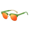 Eyewear Wooden Sunglasses with UV400 Protection-wooden sunglasses-Innovato Design-Orange-Innovato Design